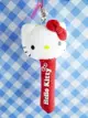 【震撼精品百貨】Hello Kitty 凱蒂貓~KITTY手機吊飾-絨毛觸控筆-紅色*84932