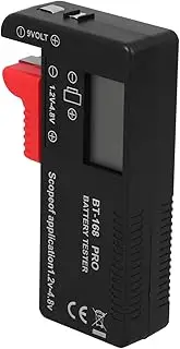 ETHZZLE Versatile Battery Power Tester Aa AAA 9v Digital LCD Display USB Volt Meter