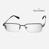 在飛比找蝦皮商城優惠-Trussardi VTR211F 杜魯薩迪眼鏡｜復古半框方