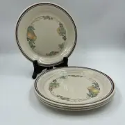 NEW Corelle ABUNDANCE Luncheon Salad Dessert Plates 8.5 Inch Fruit Lot of 4
