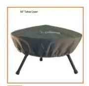 California Fire Pit 30" Cover for The Tahoe Round Fire Pit FPCV30C