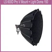 Aputure LS 600d Pro V-Mount 600W 5600K LED Video Light + Light Dome 150 Softbox