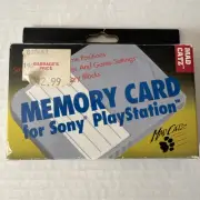 Mad Catz Memory Card - Sony Playstation 1 PS1 New In Package