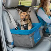 Kurgo® Heather Booster Seat - Charcoal/Blue 13.6 kgs K01724