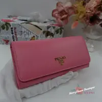 在飛比找蝦皮購物優惠-美麗堡outlet精品 PRADA 金字 saffiano 