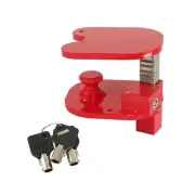 Steel Ball and Ring Hitch Lock Trailer Hitch Lock for Any Size Ball: 1-7/8, 2...