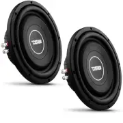 (2) DS18 SRW12.4 12” SRW SHALLOW-MOUNT CAR SUBWOOFERS SUBS 4-OHM SVC (1 PAIR)