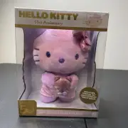 2024 Hello Kitty Jazwares 50th Anniversary Plush Pink With Doll NEW