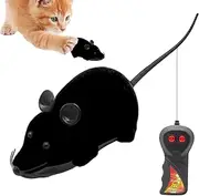 Remote Control Cat Toy, Electronic Pet Toys Indoor Cats, 8.27 Inches Realistic Interactive Automatic Mice with Remote for Dogs, Kittens, Kids, Funny Prank Supplies