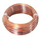 Bare Copper Wire/Choose : 10 Ga to 30 Ga (12 Ga - 25 Ft Coil)