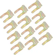12pcs U Shaped Brake Hose Retainer Clips Metal Fasteners for Secure Brake Line Positioning Easy Installation Car Clip Fasteners Automotive Parts for Vehicles