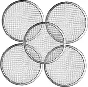 CANIGHT 5Pcs Sprouting Lids for Mason Jars Multi Function Bean Screen for Organic Sprouts Easy Clean Dishwasher Safe for Home Sprouting and Healthy
