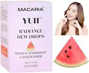 YUII Hyaluronic Glow Dew Drops for All Skin Types | Hydrating Face Serum Hybrid for a Glass-like Glow | Formulated with Hyaluronate & Niacinamide (Japanese Recipe)