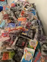 McDonald's Happy Meal Toys with a few from Burger King , wendy’s, Chick -Fil- A