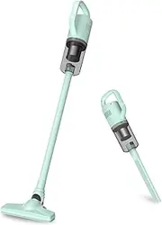 KEROMEE Cordless Vacuum Cleaner, Handheld Stick Mini Lightweight 2-in-1 Vacuum for Pet Hair Hardwood Floor Cat Litter Carpet Home Cleaning