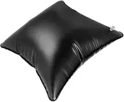 Alipis Thickened PVC Inflatable Pillow Camping Cushion 50x50cm Black Easy to Clean Pillow Insert