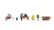 Noch 15238 HO Scale 1:87 Figures: People on Benches - New 2023