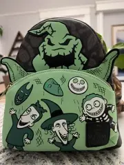 Loungefly NBC Oogie Boogie Glow-In-The-Dark Mini Backpack NWT
