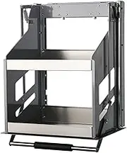 Wall Cabinet Storage Pull-down Kitchen Seasoning Rack,Pull-Out Cabinet Organizer Shelves,Space Saving for Home Bar Cafe(350mm)