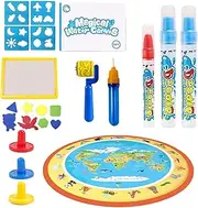 Water Drawing Mat | Kids Water Painting Mat,Multi-Functional Reusable Canvas, 31.5x31.5 Inches, Educational Toys, Writing Activity for Children, Girls, Boys, Birthday, Living Room