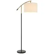Telbix Lighting Cruz Floor Lamp - Black/Ivory