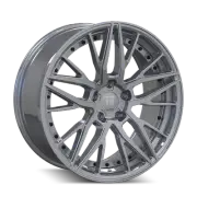 18x8 Touren TR93 Gloss Graphite/Black RIVET Wheel 5x108 (35mm) (for: Jaguar)