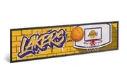 NBA LA Lakers Basketball Bar Runner Mat