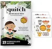 quitch Mosquito Bite Relief Safari Animal Patches, Bug Bite Anti Itch Cream Alternative for Kids and Baby, Insect Bite Relief, After Bite Relief, Travel Essential for Summer Camp, Cruise and Outdoors