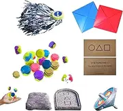 nnOuOnn Weighted Gonggi Game Set, Gongi Korean Game with Gongi-Gi Stones, Funny Stone Throwing Ddakji Games Gong Gi Set for Family Travel Party