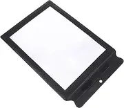 HAMPPLIES Elderly Handheld Magnifier Lightweight Portable Magnifying Glass for Easy Reading for Jewelry Crafts and Low Soft Frame for Comfort