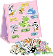 Gitohoni Interactive Felt Board for Young Children Sided Storytelling Resource for Home and Classroom, Pink