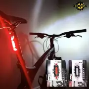 DC918 LED BIKE LIGHTS USB Rechargeable Red Rear White Front Set Road MTB Cycles