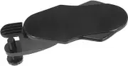 Homoyoyo Computer Desk Hand Bracket Padded Computer Arm Rest for Desk Laptop Arm Elbow Rest Wrist Rest for Computer Keyboard Adjustable Desk Elbow Rest Wrist Pad for Keyboard Abs Black