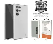 [Ugly Rubber] Ugly Rubber Pure Transparent Armor Case for Samsung Galaxy S22 Ultra