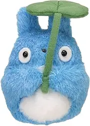 Sun Arrow K9033 Studio Ghibli Fluffy Bean Bag, Medium Totoro Leaf Plush Toy