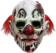 Halloween Scary Evil Clown Mask Horror Face Zombie Costume
