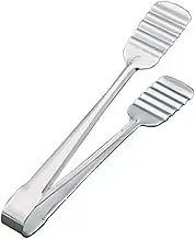 Garden Of Arts 9 Inch long buffet Salad server Roti Chapati Tong Chimta made of S304 Stainless Steel sturdy and strong with good grip for cakes too