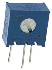 Bourns 3386X TRIMMER POTENTIOMETERS 9.53x0.76mm 50Pcs 0.5W ±10%- 2.5kΩ Or 220kΩ