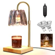 Candle Warmer Lamp, Dimmable Candle Warmer with Adjustable Height and Timer, ...
