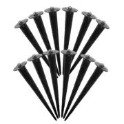 12 Pcs Solar Ground Pole Spikes for Christmas Lights Metal Stakes