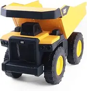 CAT Construction Toys, 16" Steel Toy Dump Truck - Ages 3+, Durable Steel & Plastic Construction, Working Dump Bin, Educational Toy for Kids.