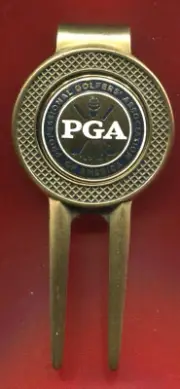 New - Professional Golfer's Association - Heavy Duty Magnetized Divot Tool