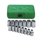 SK 1955 15 Piece 1/2-Inch Drive 6 Point 10-Millimeter to 24-Millimeter Socket...