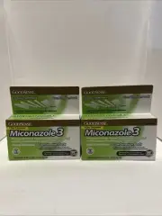 2x GoodSense Miconazole Nitrate Vaginal Suppositories (200 mg) and Miconazole