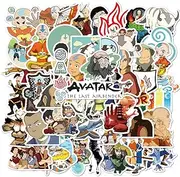 50pcs Avatar Pack 1 Stickers Action Cartoon Vinly Decal Suitcases Skateboard Cars Luggage Helmets ipads Boats Surfboards for Kids Teens