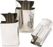 Kanda 076063 18-8 Stainless Steel Vegetable Cutter, Set of 3 Sizes, Sailboat, Commercial Use