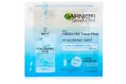 Garnier 33g SkinActive Fresh Mix Tissue Mask Hyaluronic Shot Plumps & Smoothen Skin