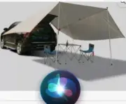REDCAMP Camping Awning Car Tail Tent Army Green NEW**