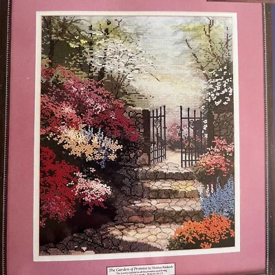 Vintage Candamar Thomas Kinkade The Painter of Light 50926 Cross Stitch 11x14