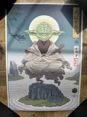 Star Wars Celebration Japan 2025 Yoda Badge Art Poster SWCJ